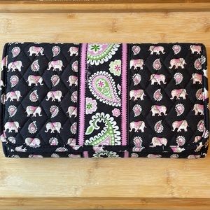 Vera Bradley Pink Elephants DVD/CD Holder